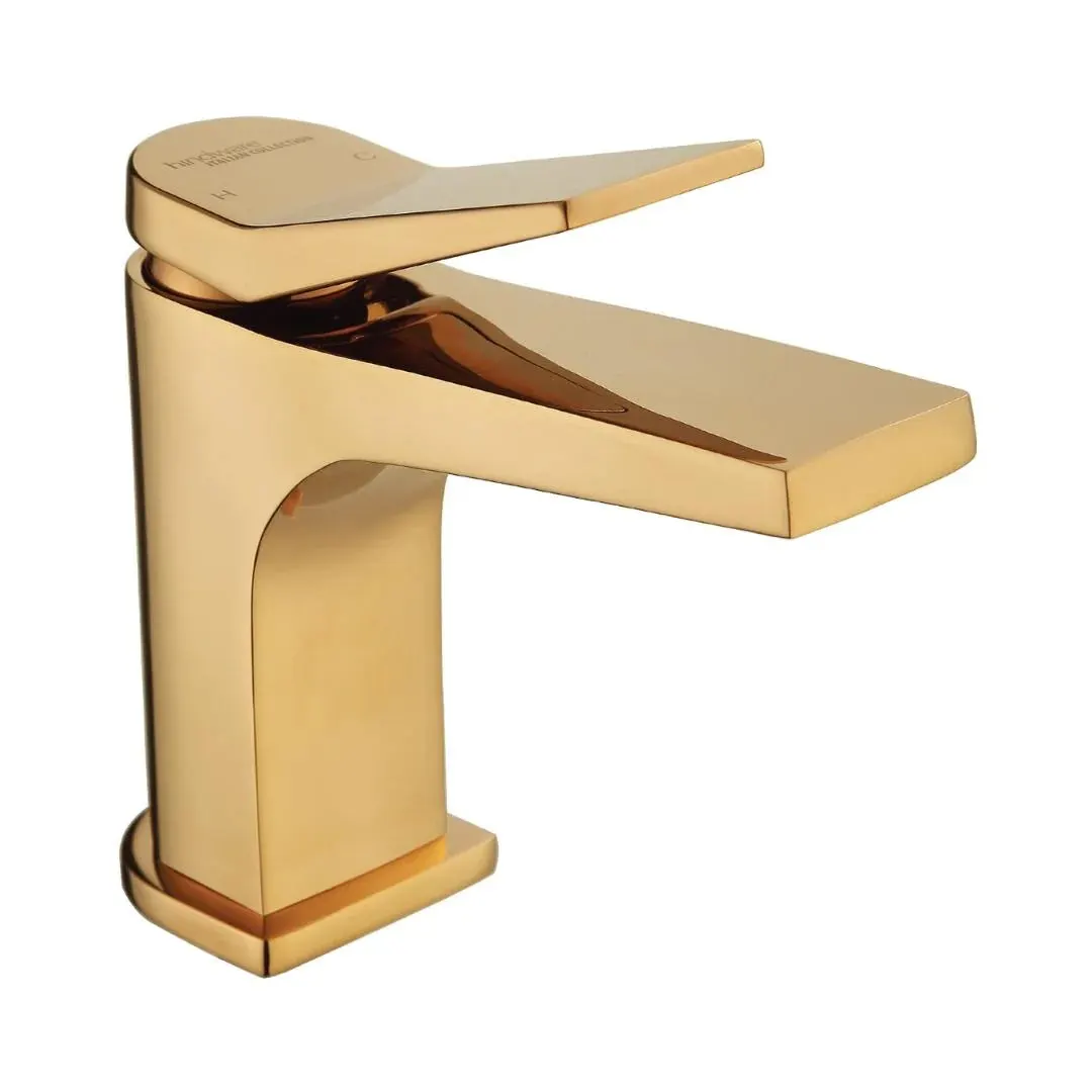 Hindware table mounted regular basin mixer edge F410011RGD Rose Gold