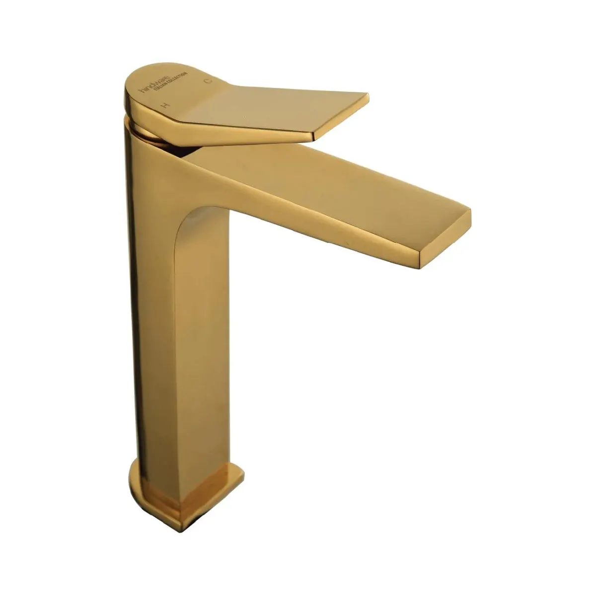 Hindware table mounted tall boy basin mixer edge F410012PGD Gold