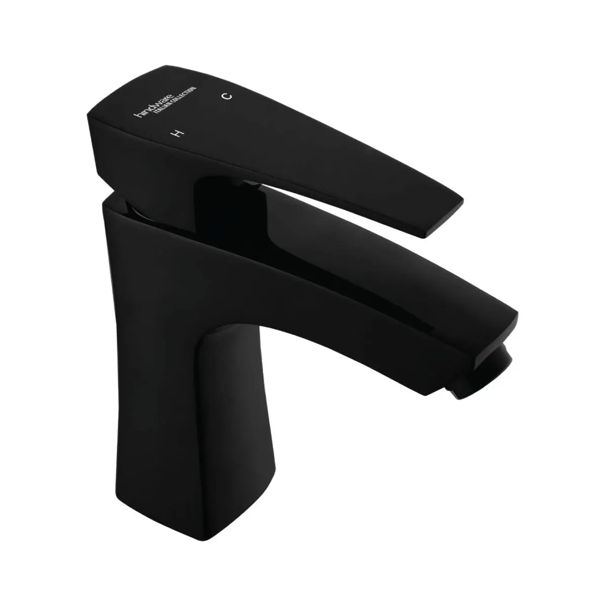 Hindware table mounted regular basin mixer edge F520011GRT Black Chrome