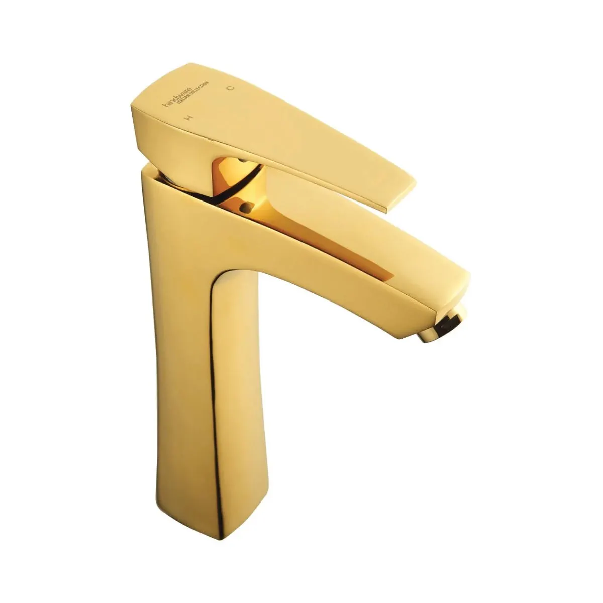 Hindware table mounted tall boy basin mixer edge F520012PGD Gold