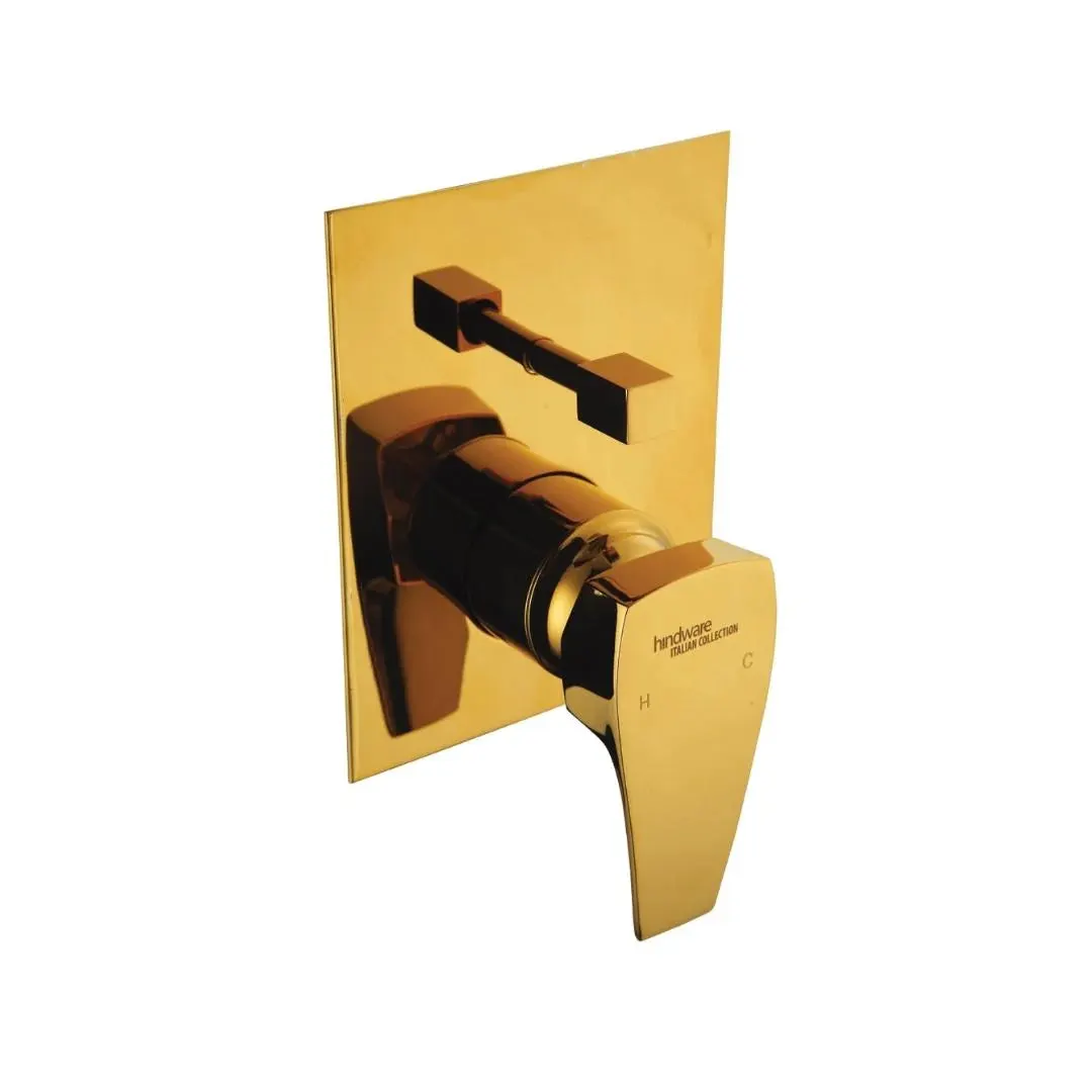 Hindware 2 way diverter avior F520015PGD Gold