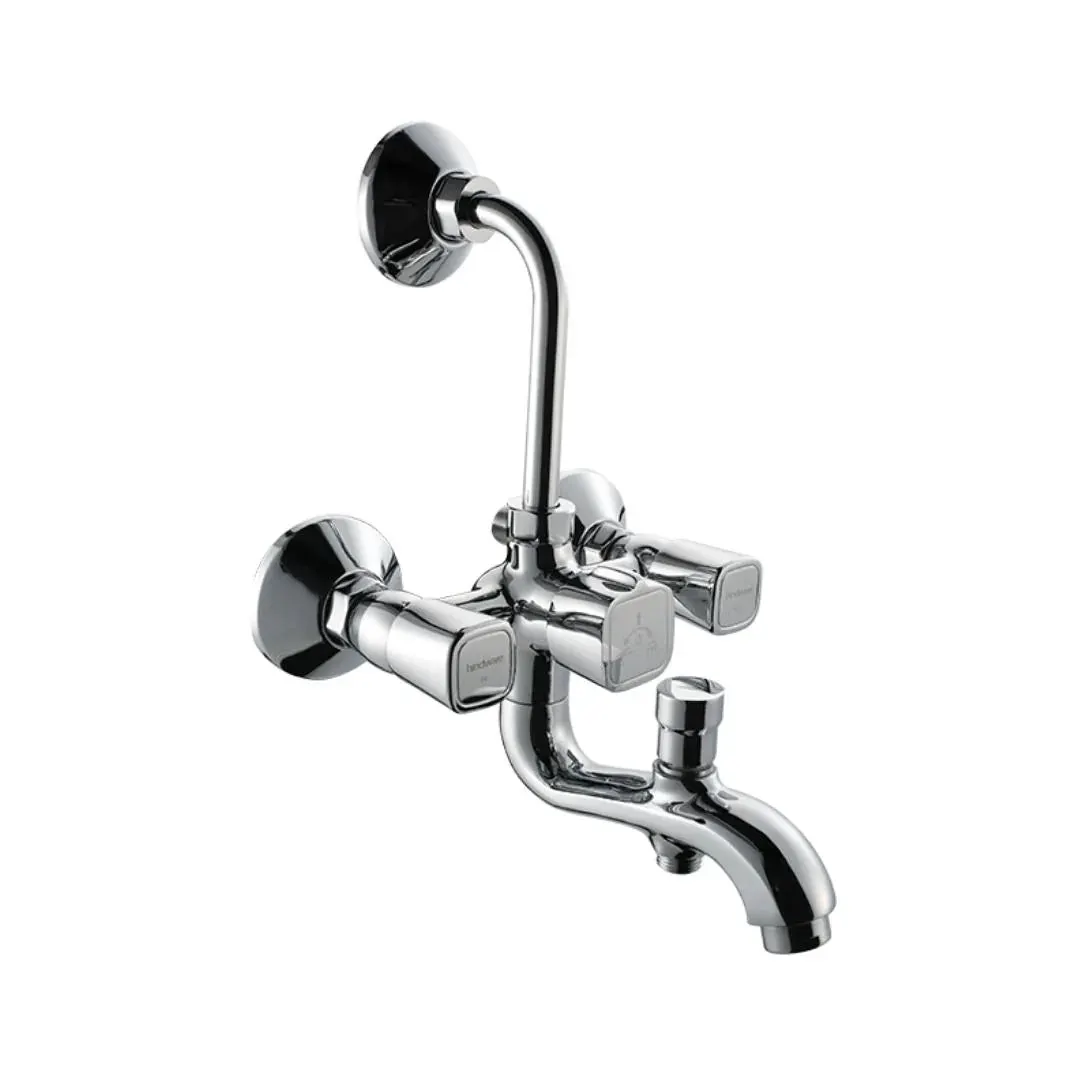 Hindware 3 way wall mixer dove F740022 Chrome