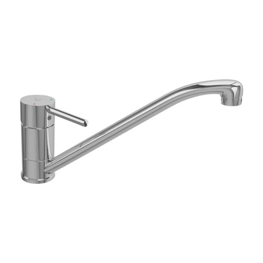 Jaquar table mounted regular kitchen sink mixer Florentine FLR-5173B with swinging spout in chrome finish FLR-5173B Standard