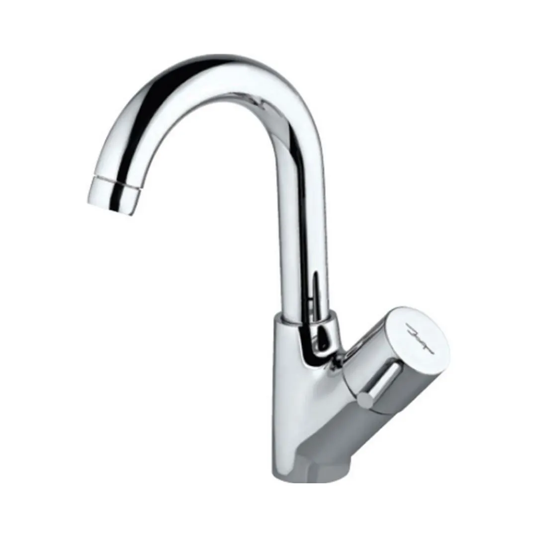 Jaquar table mounted regular kitchen sink tap Florentine FLR-5359N with swinging spout in chrome finish FLR-5359N Standard