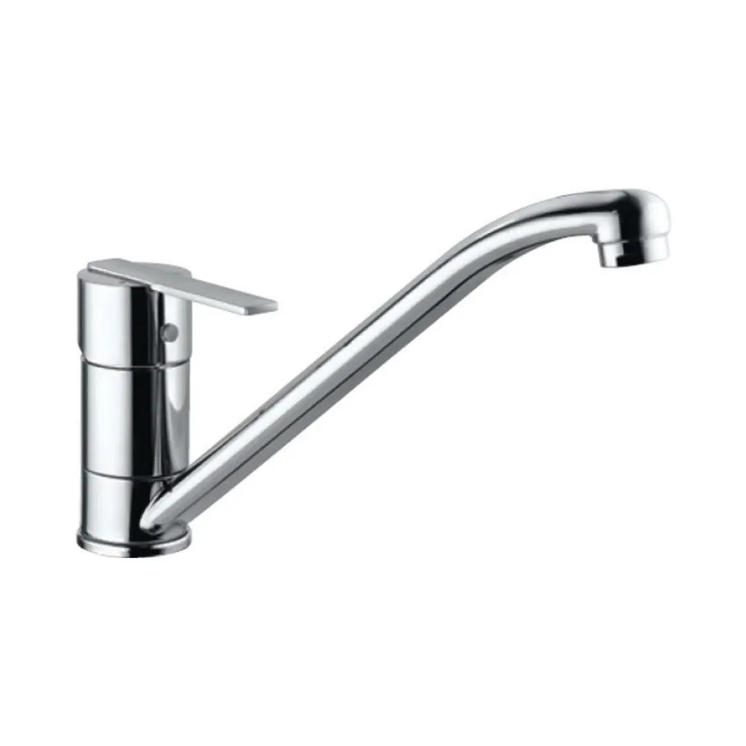 Jaquar table mounted regular kitchen sink mixer Fonte FON-40173B with swinging spout in chrome finish FON-40173B Standard
