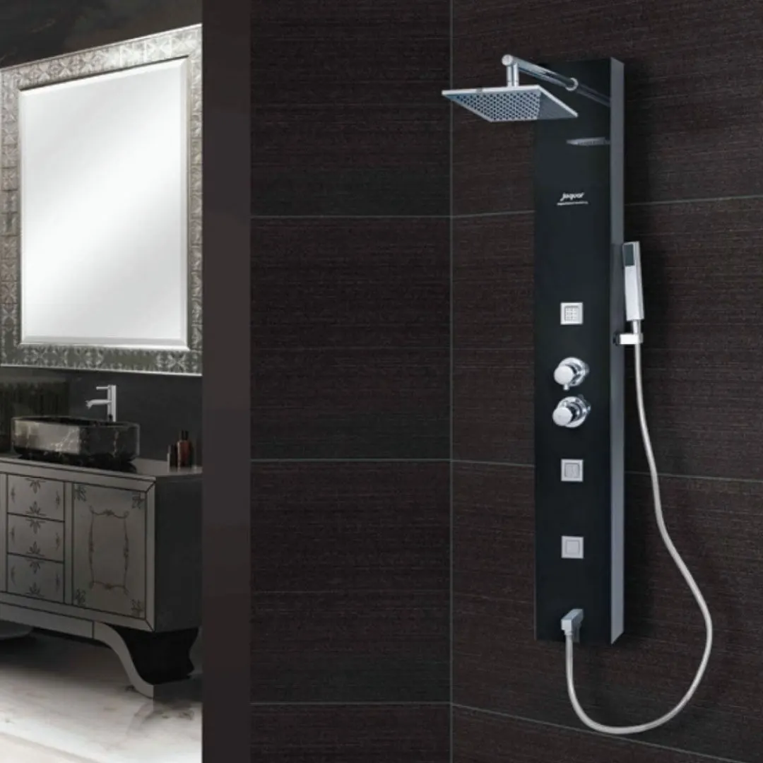Jaquar thermostatic 4 way shower panel SHP-BLK-JA011 Black