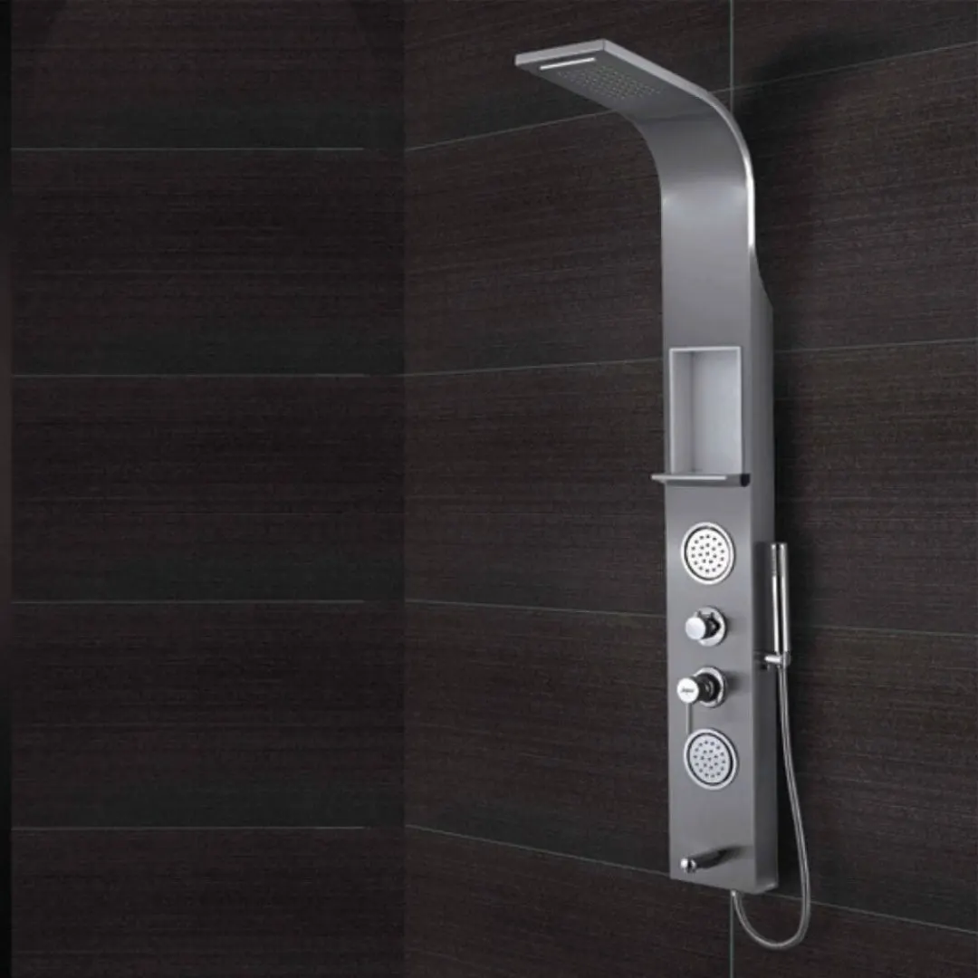 Jaquar thermostatic 4 way shower panel SHP-SSF-ST88158B Stainless Steel
