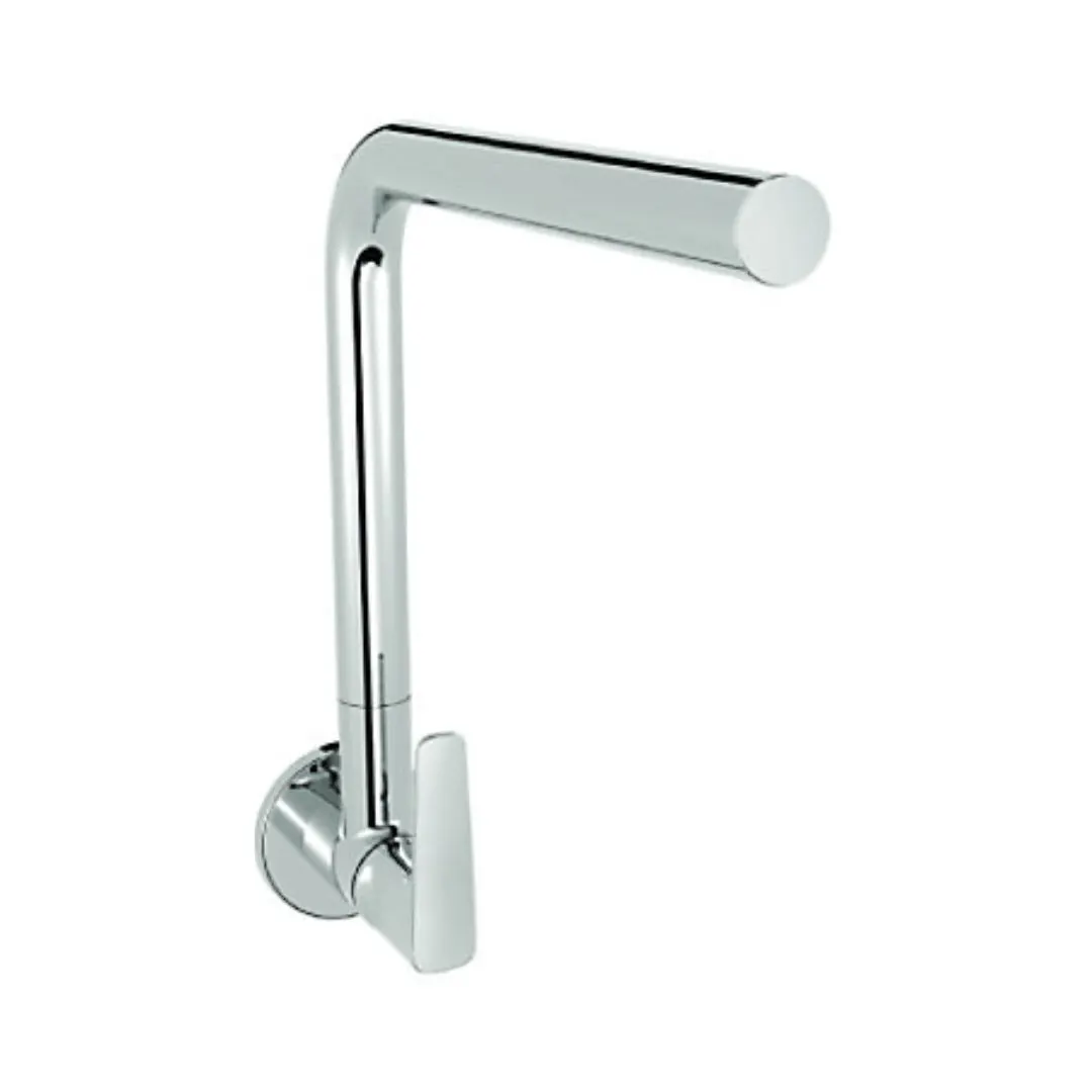 Kohler wall mounted regular kitchen sink tap aleo plus K-20590IN-4-CP with swinging spout in chrome finish 20590IN-4-CP Standard