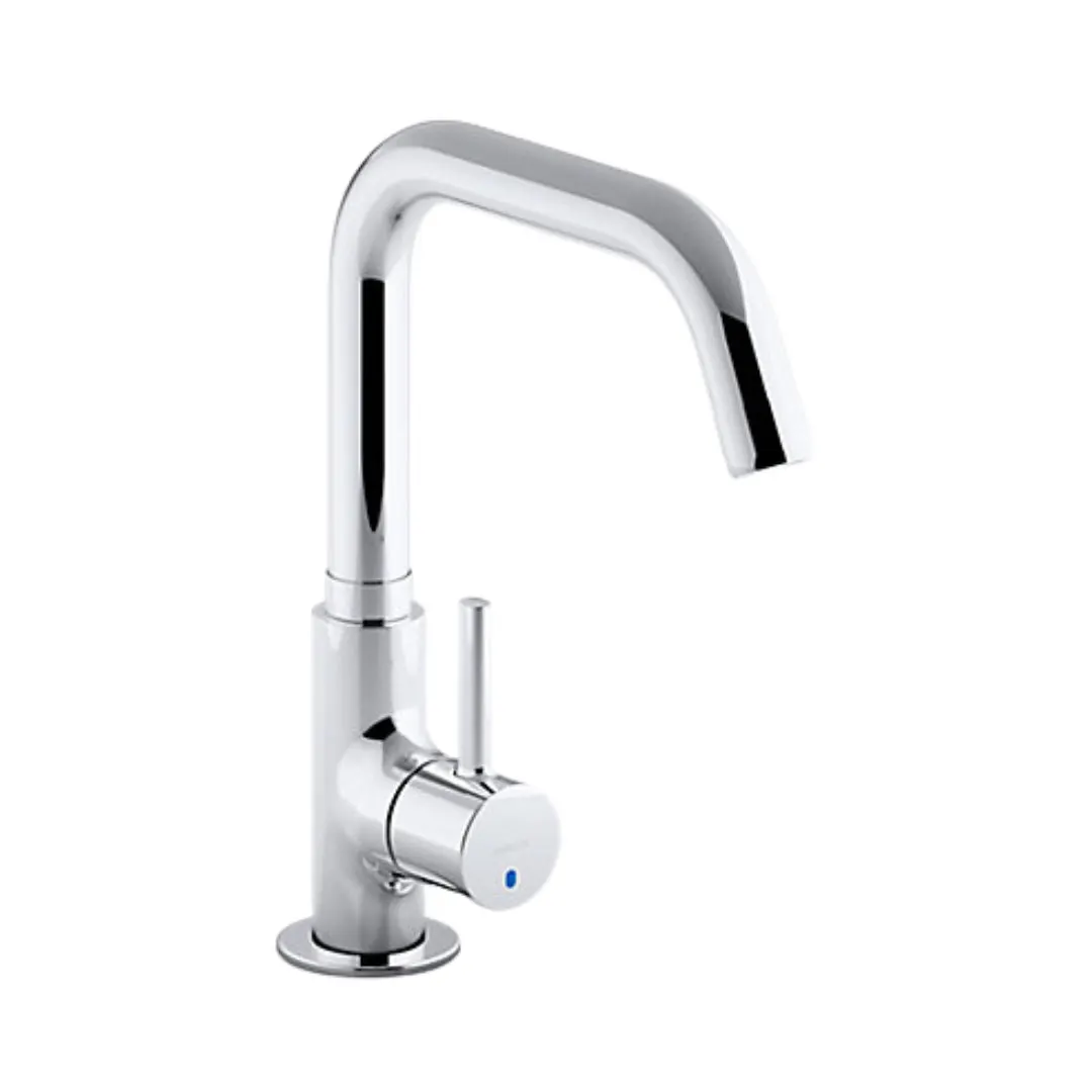 Kohler table mounted regular kitchen sink tap cuff K-37313IN-4-CP with swinging spout in chrome finish 37313IN-4-CP Standard