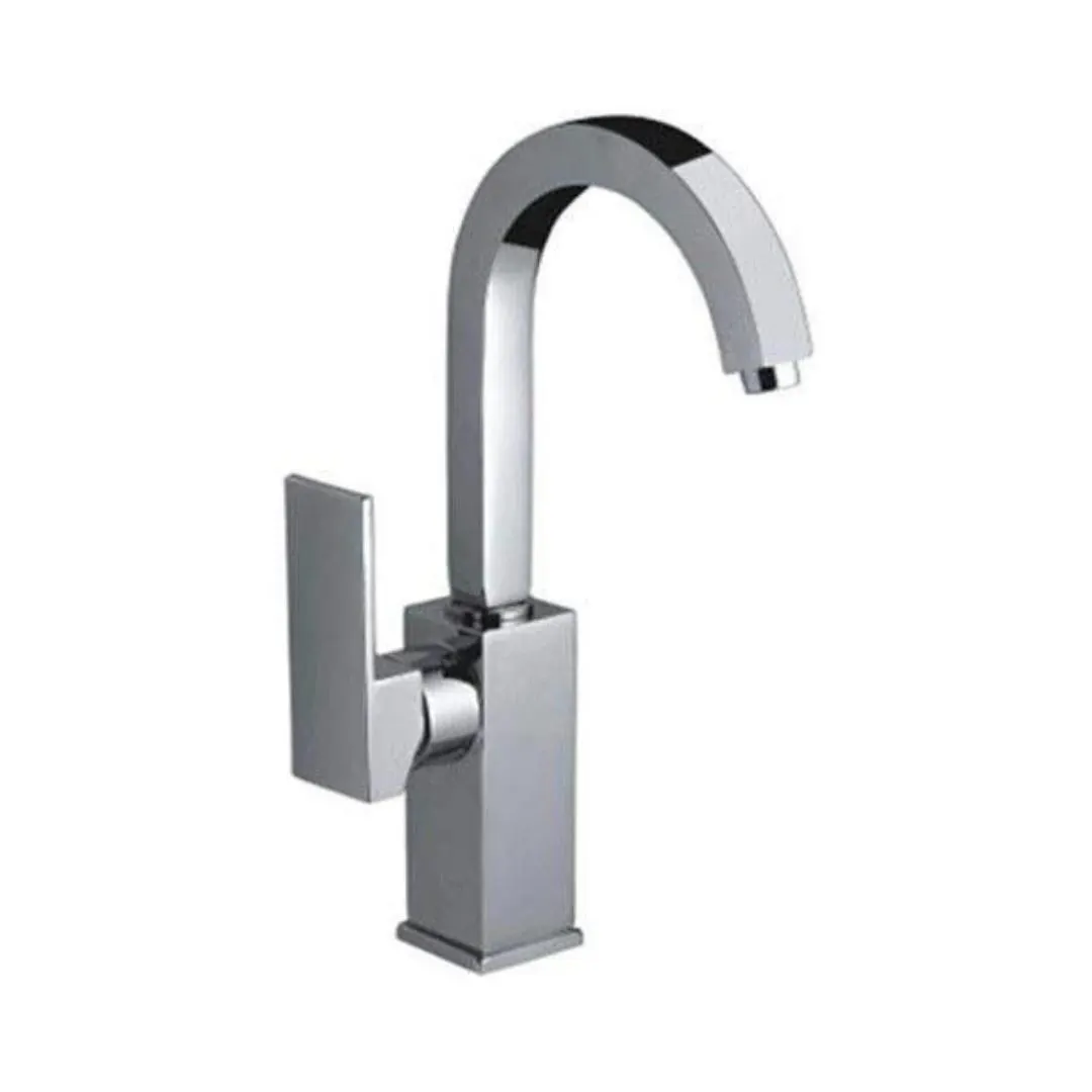 Jaquar table mounted regular kitchen sink mixer kubix-f KUB-35179FB with swinging spout in chrome finish KUB-35179FB Standard