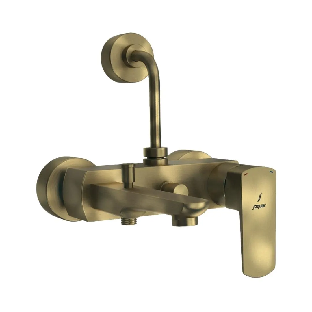 Jaquar 3 way wall mixer Kubix Prime normal flow KUP-ABR-35125PM Antique Bronze
