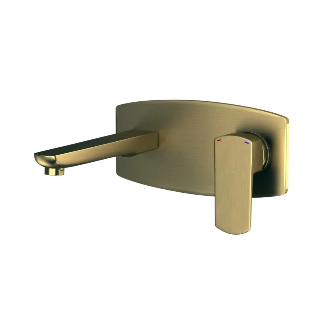 Jaquar wall mounted basin mixer Kubix Prime KUP-ABR-35233NKPM Antique Bronze
