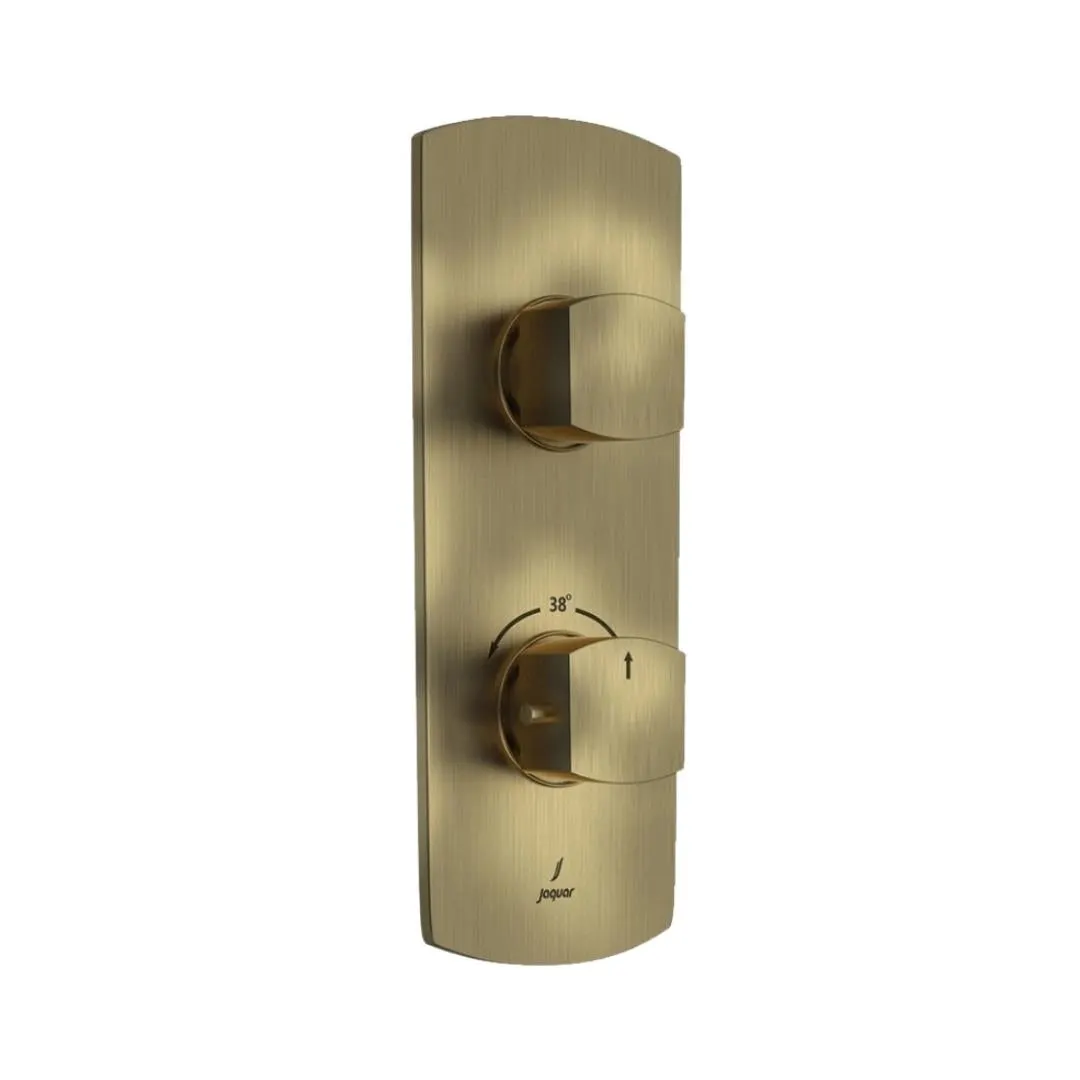 Jaquar 1 way thermostatic diverter Kubix Prime normal flow KUP-ABR-35661NKPM Antique Bronze