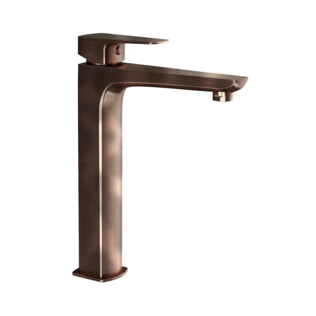 Jaquar table mounted tall boy basin mixer Kubix Prime KUP-ACR-35005BPM Antique Copper