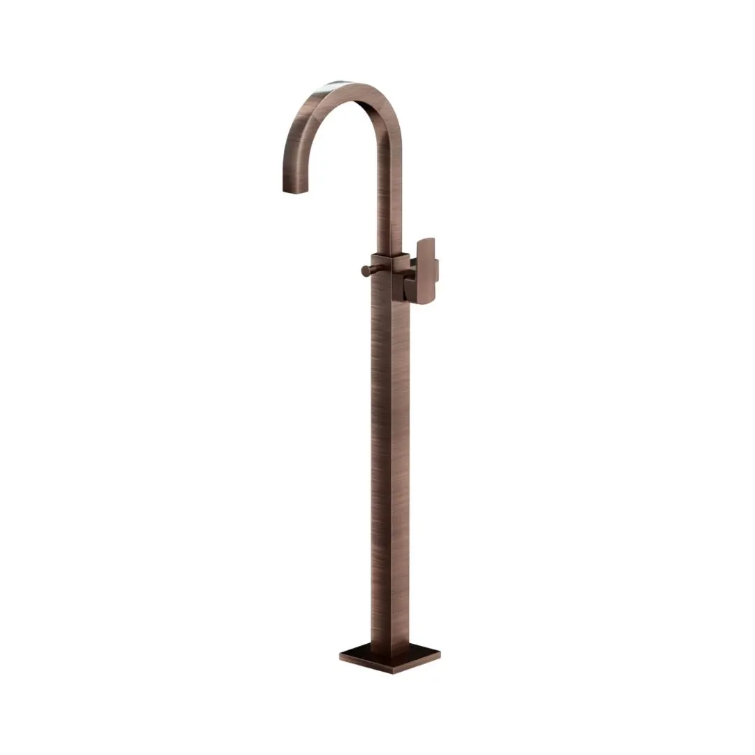 Jaquar 2 way bath tub filler Kubix Prime normal flow KUP-ACR-35121KPM Antique Copper