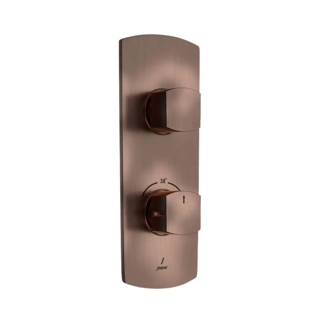 Jaquar 1 way thermostatic diverter Kubix Prime normal flow KUP-ACR-35661NKPM Antique Copper