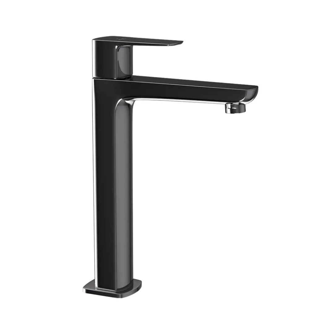 Jaquar table mounted tall boy basin tap Kubix Prime KUP-BCH-35021PM Black Chrome