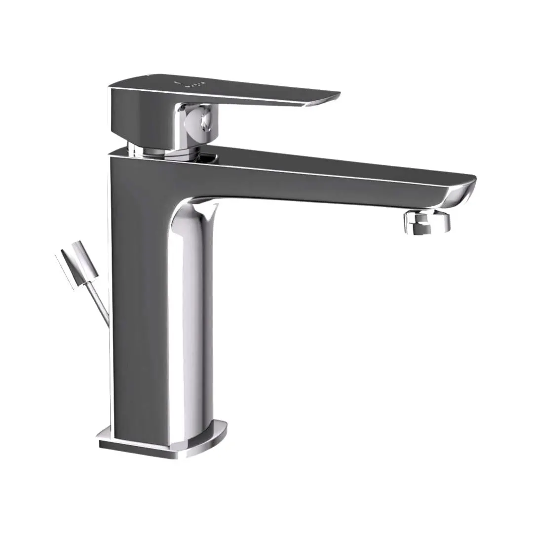 Jaquar table mounted regular basin mixer Kubix Prime KUP-BCH-35051BPM Black Chrome