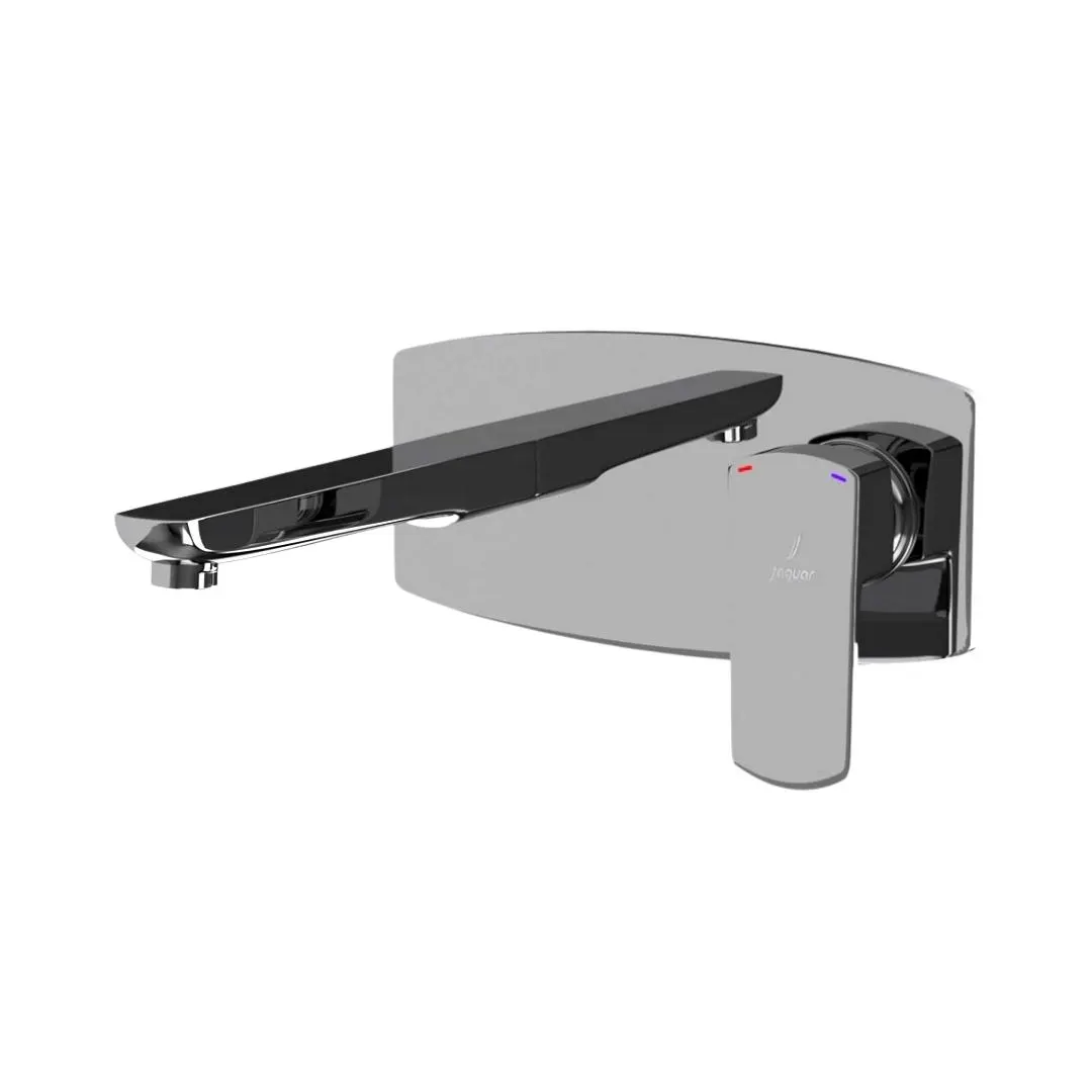 Jaquar wall mounted basin mixer Kubix Prime KUP-BCH-35233NKPM Black Chrome