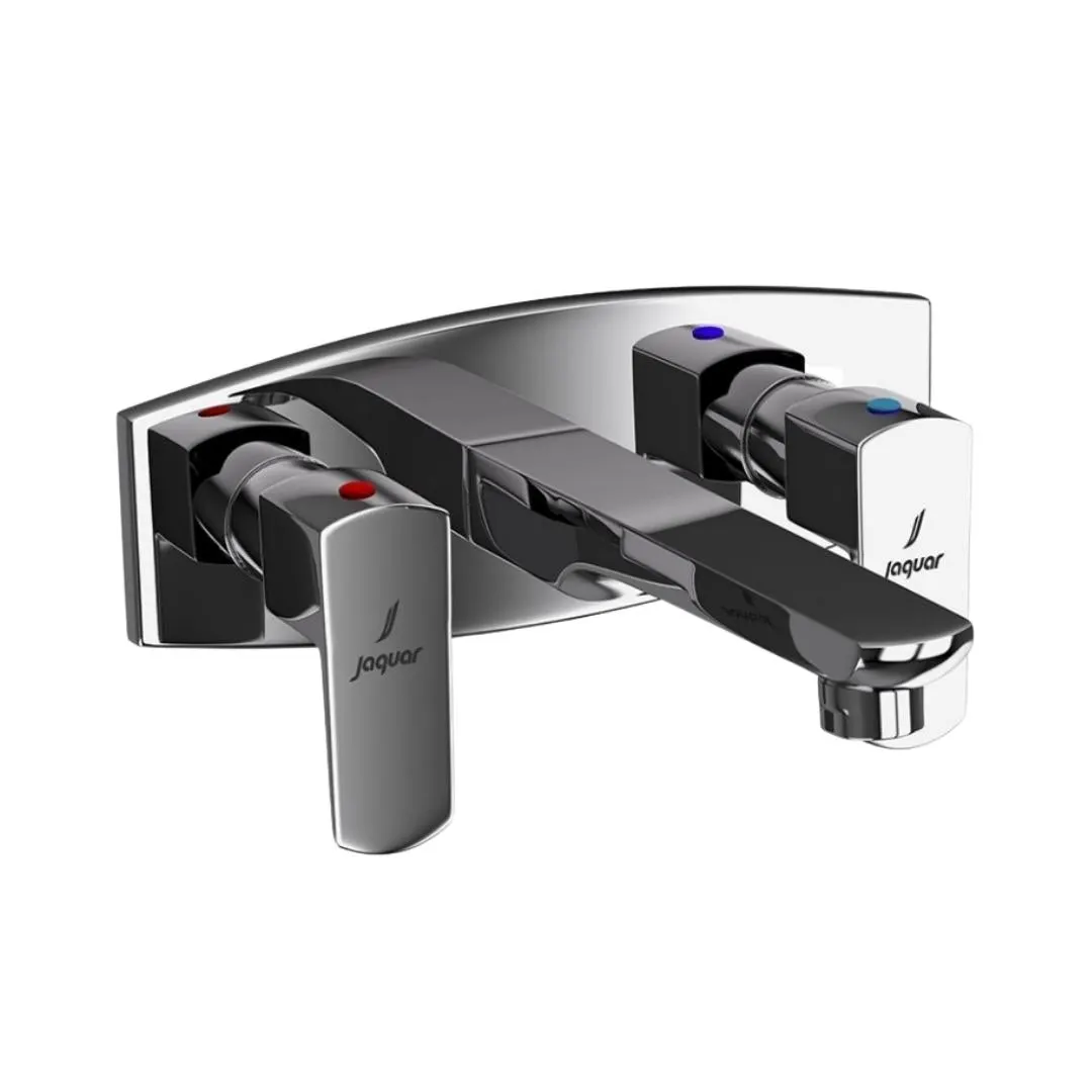 Jaquar wall mounted basin mixer Kubix Prime KUP-BCH-35433PM Black Chrome