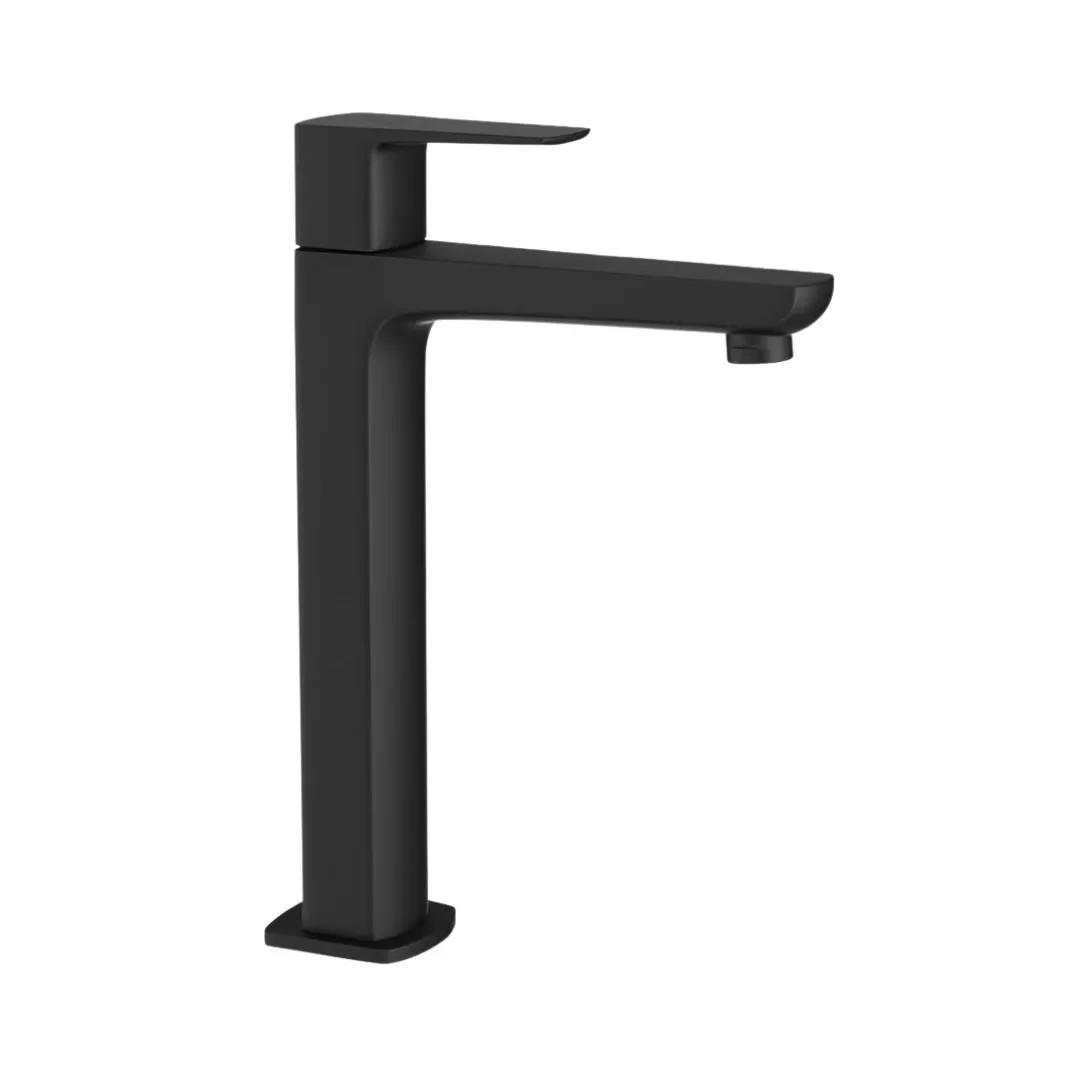 Jaquar table mounted tall boy basin tap Kubix Prime KUP-BLM-35021PM Black Matt