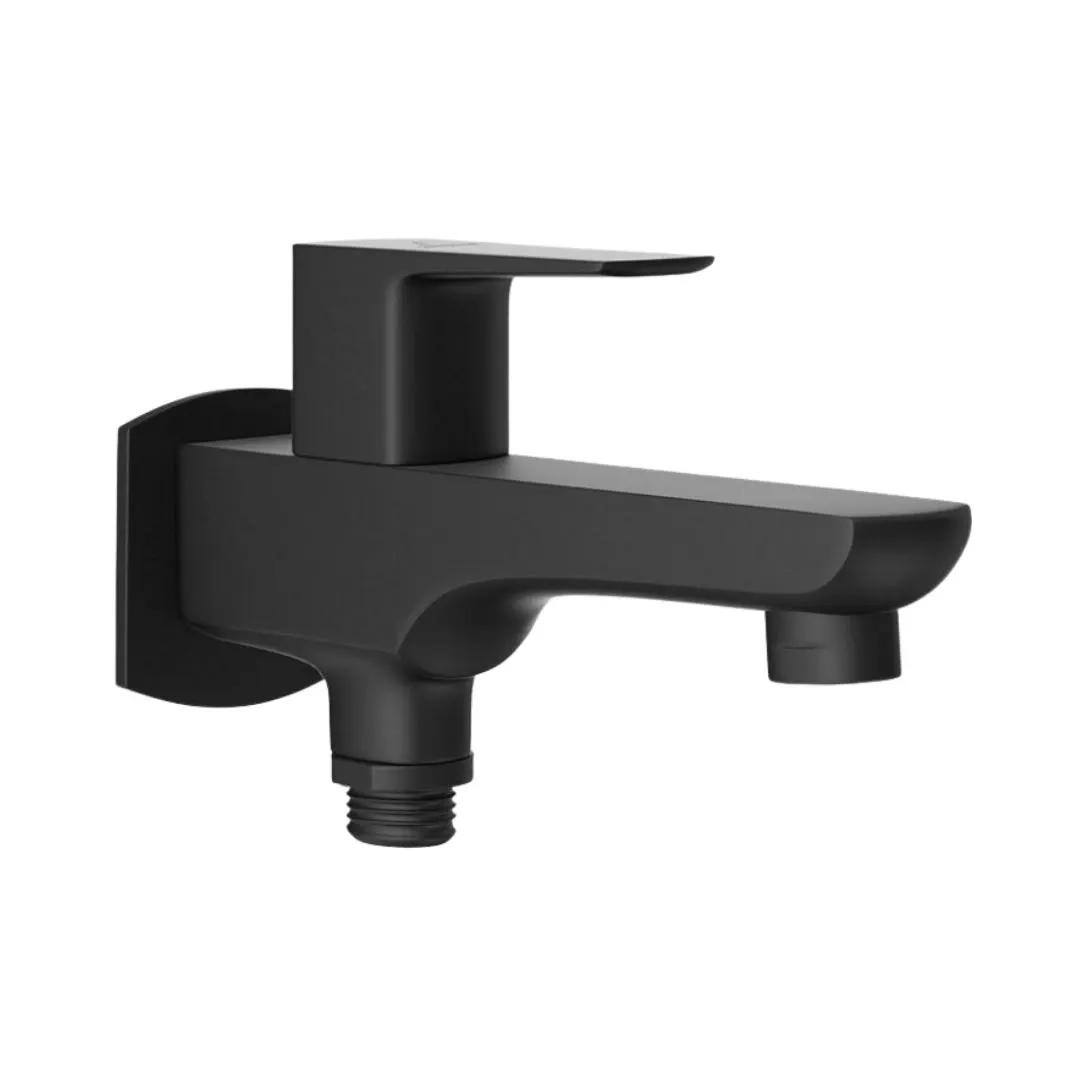 Jaquar wc area 2 way bib tap Kubix Prime KUP-BLM-35041PM Black Matt