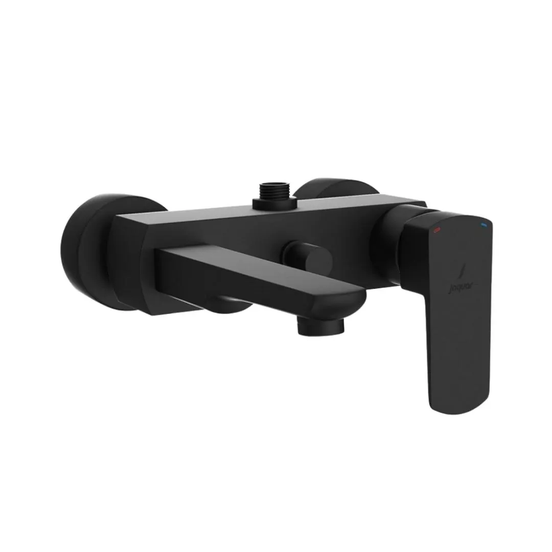 Jaquar 2 way wall mixer Kubix Prime normal flow KUP-BLM-35115PM Black Matt