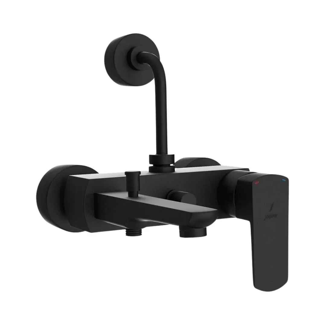 Jaquar 3 way wall mixer Kubix Prime normal flow KUP-BLM-35125PM Black Matt