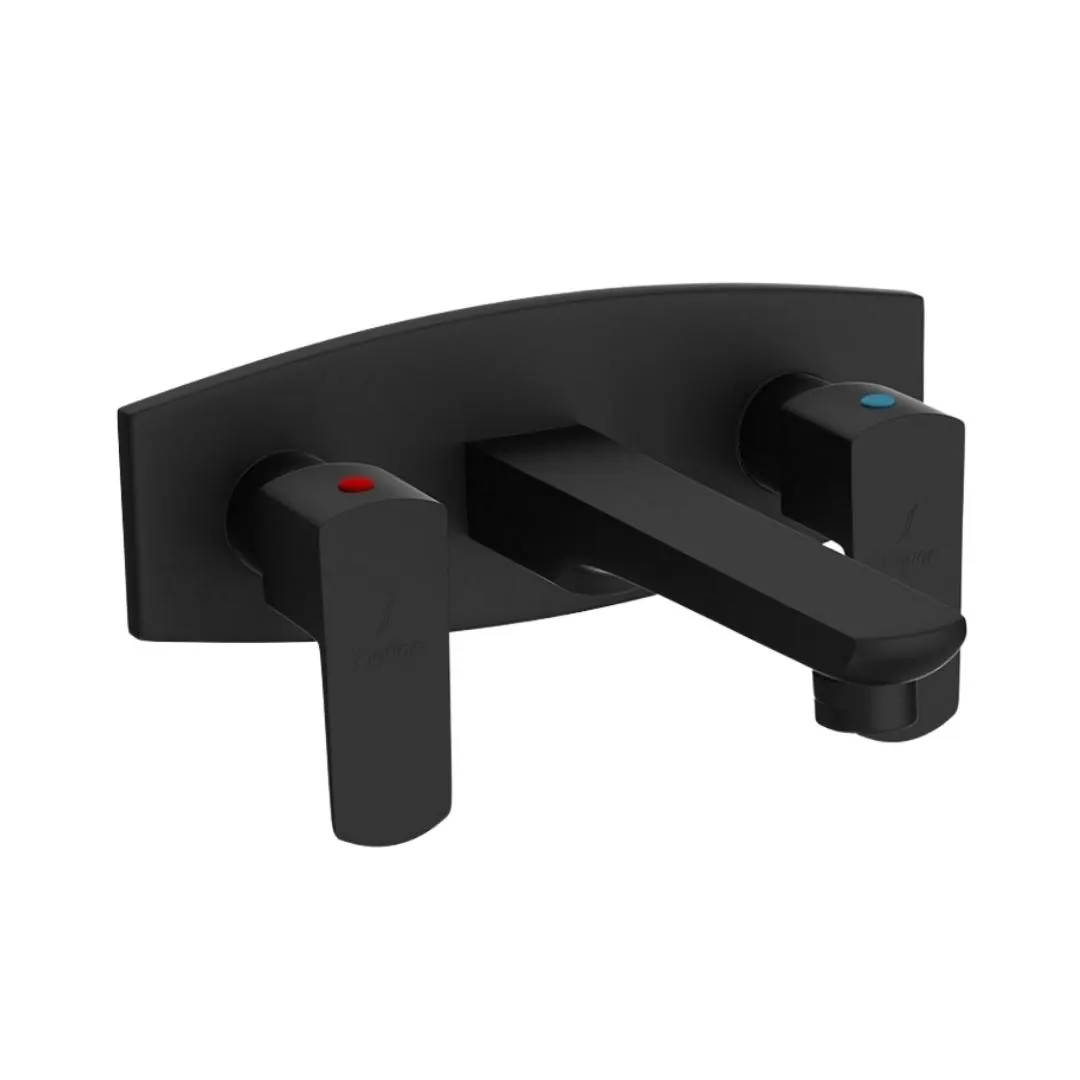 Jaquar wall mounted basin mixer Kubix Prime KUP-BLM-35433PM Black Matt