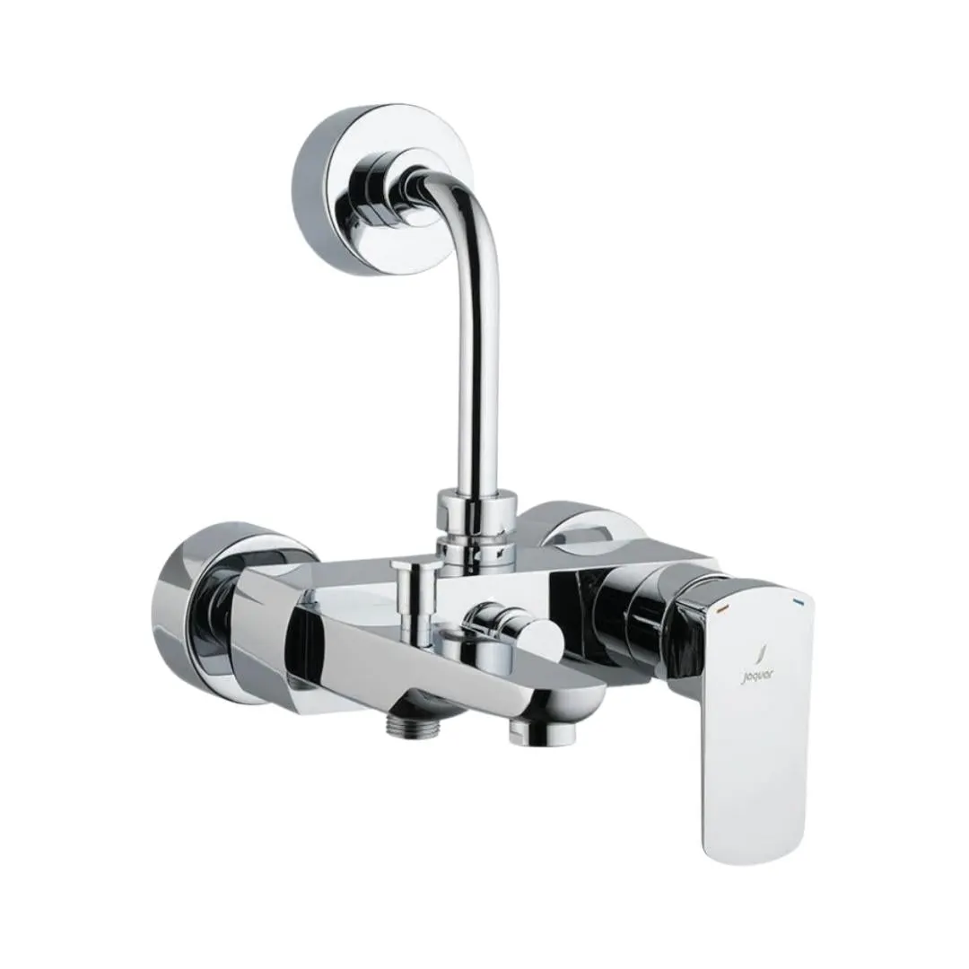 Jaquar 3 way wall mixer Kubix Prime normal flow KUP-CHR-35125PM Chrome