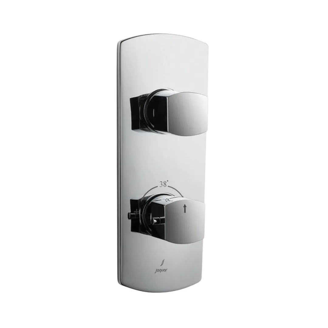 Jaquar 1 way thermostatic diverter Kubix Prime normal flow KUP-CHR-35661NKPM Chrome