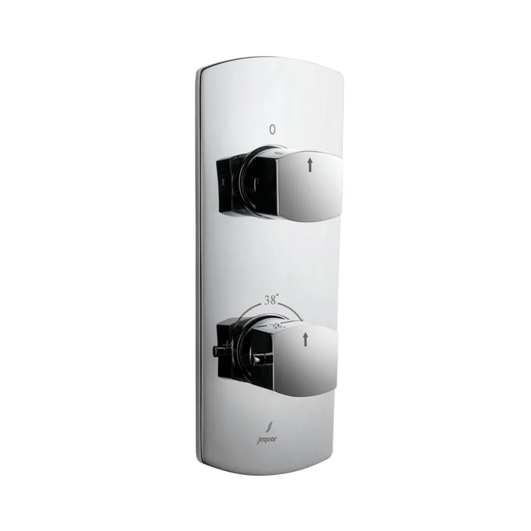 Jaquar 2 way thermostatic diverter Kubix Prime normal flow KUP-CHR-35681NKPM Chrome