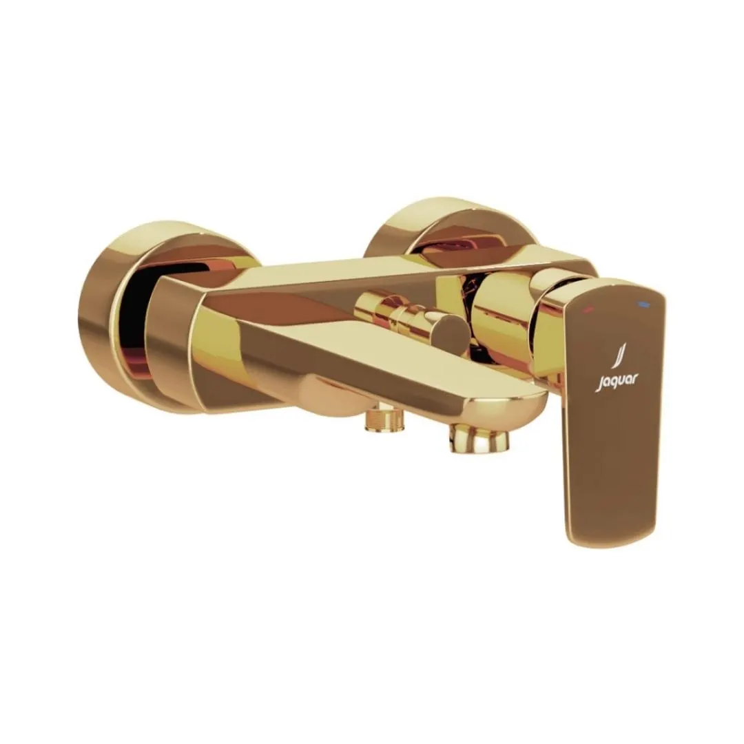 Jaquar 2 way wall mixer Kubix Prime normal flow KUP-GBP-35119PM Gold Bright PVD