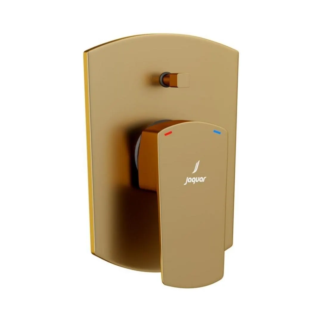 Jaquar 2 way diverter Kubix Prime normal flow KUP-GMP-35065MKPM Gold Matt PVD