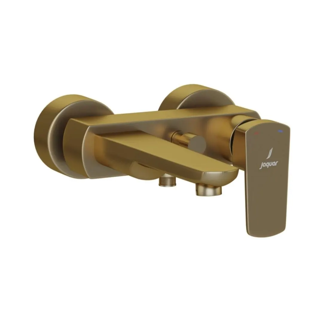 Jaquar 2 way wall mixer Kubix Prime normal flow KUP-GMP-35119PM Gold Matt PVD