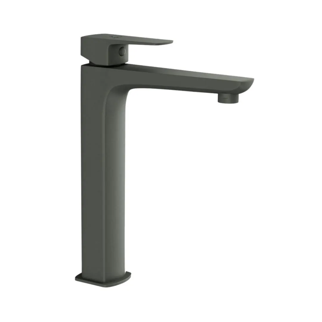Jaquar table mounted tall boy basin mixer Kubix Prime KUP-GRF-35005BPM Graphite