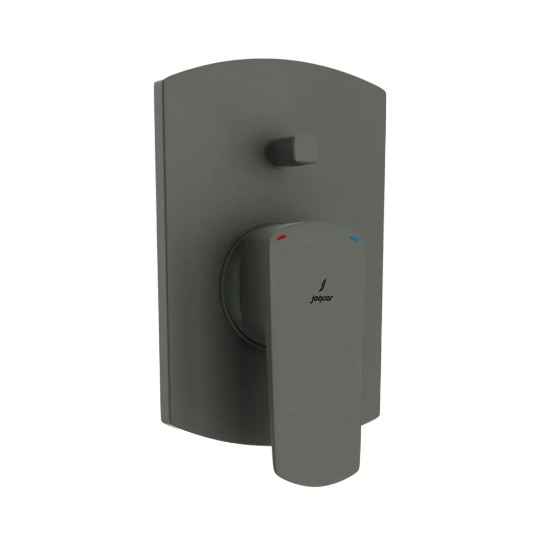 Jaquar 2 way diverter Kubix Prime normal flow KUP-GRF-35065MKPM Graphite