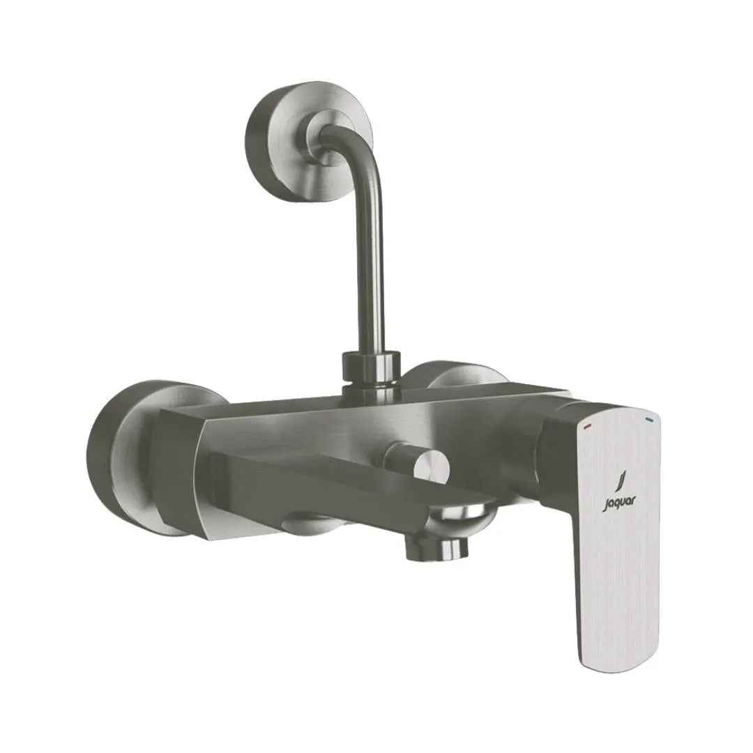 Jaquar 2 way wall mixer Kubix Prime normal flow KUP-SSF-35117PM Stainless Steel