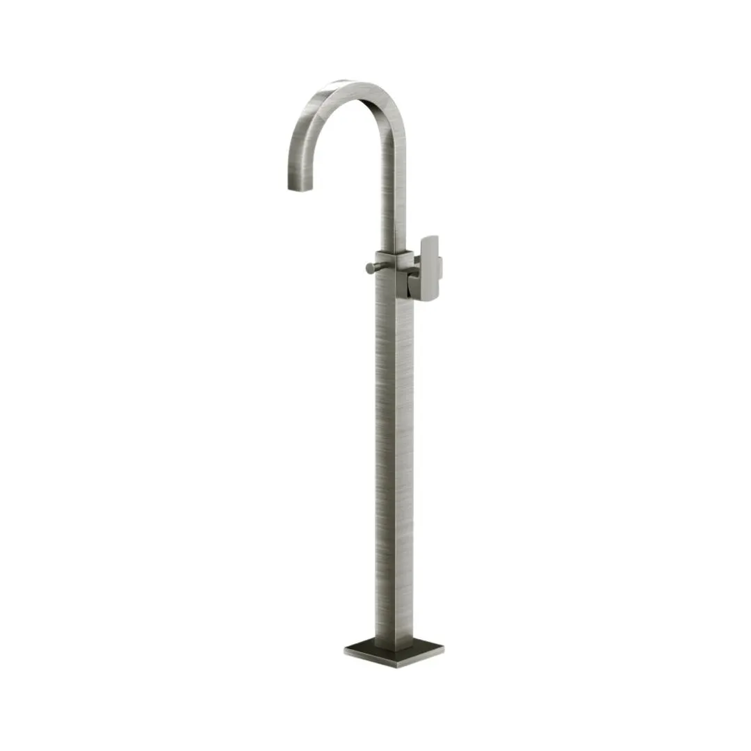 Jaquar 2 way bath tub filler Kubix Prime normal flow KUP-SSF-35121KPM Stainless Steel