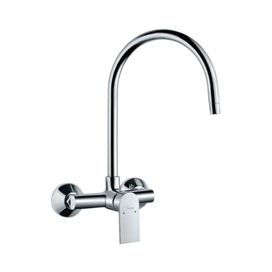 Jaquar wall mounted regular kitchen sink mixer Lyric LYR-38165 with swinging spout in chrome finish LYR-38165 Standard