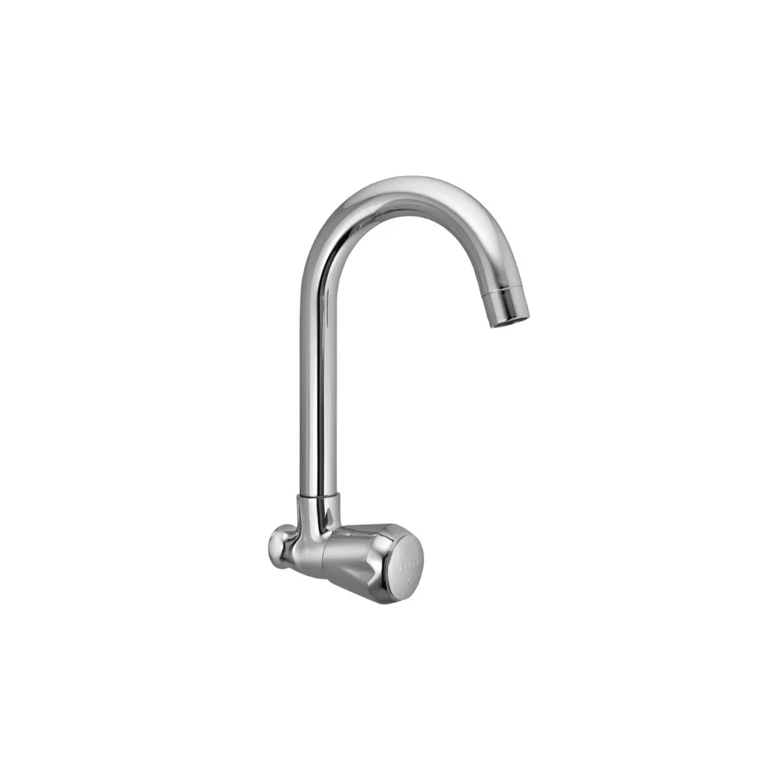 Essco wall mounted regular kitchen sink tap Marvel MQT-522S with swinging spout in chrome finish MQT-522S Standard