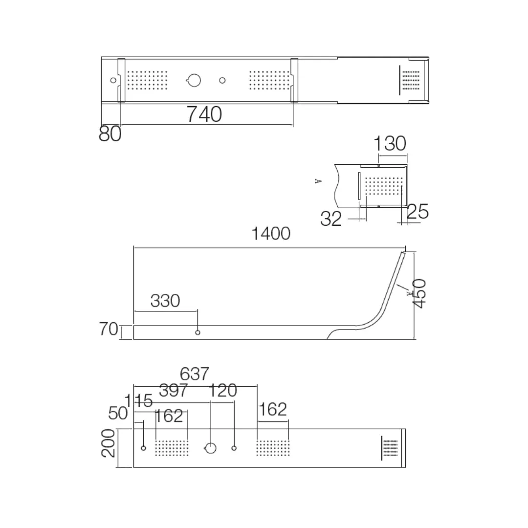 Parryware manual 4 way shower panel C883999 C883999 Stainless Steel - image 2