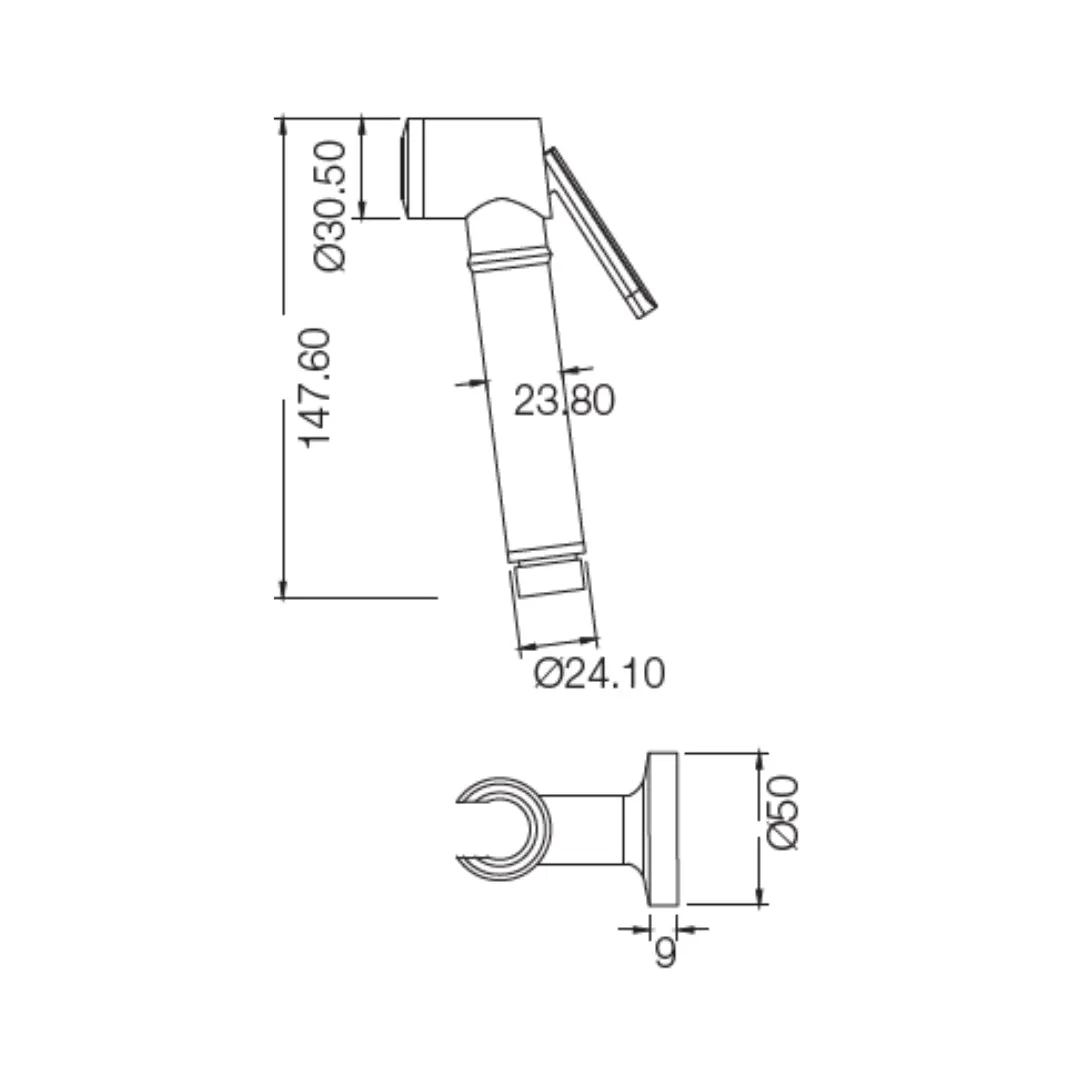 Parryware health faucet cardiff T9941A1 T9941A1 Chrome - image 2