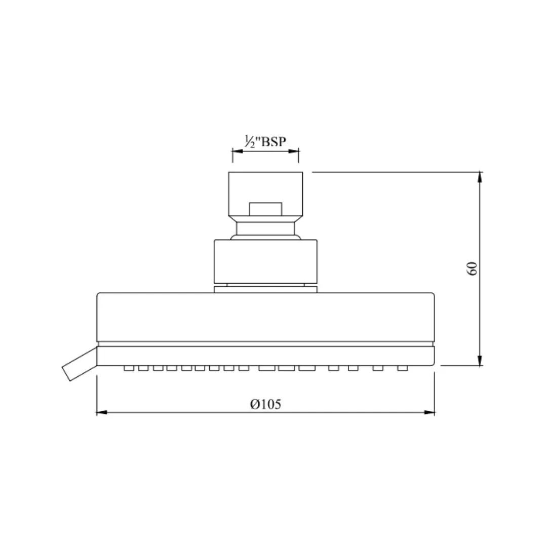Jaquar multi flow overhead shower OHS-CHR-1719 Chrome - image 2