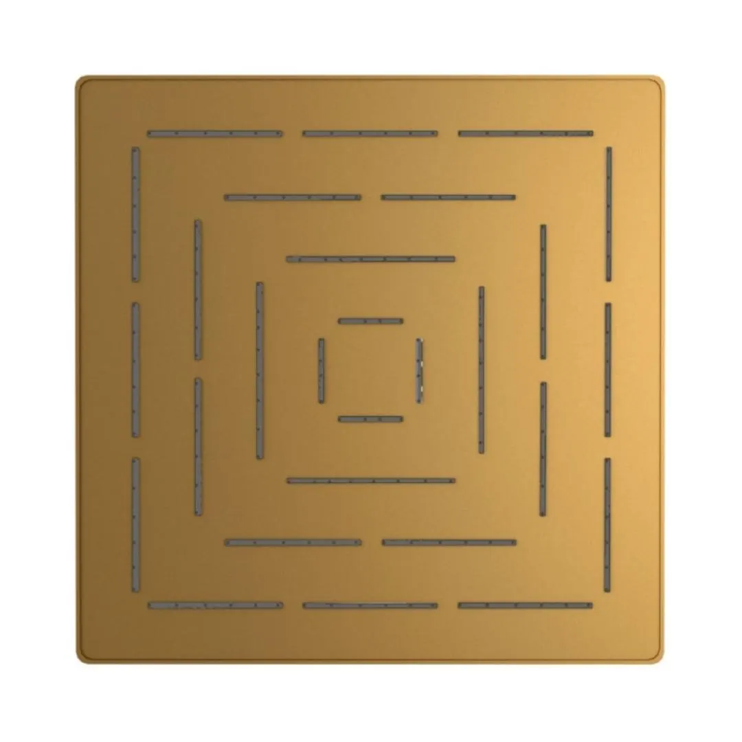 Jaquar single flow overhead shower OHS-GMP-1619PD Gold Matt PVD