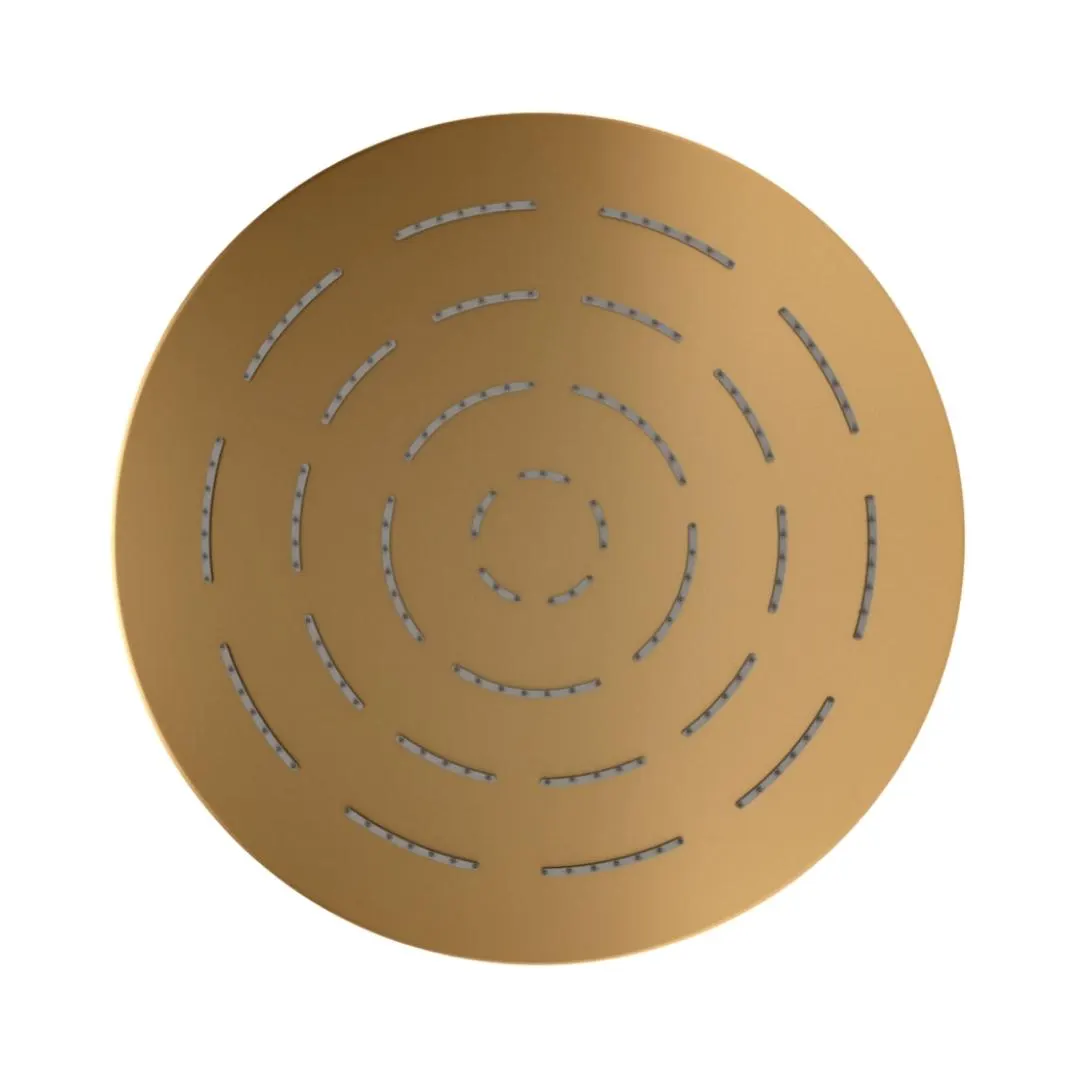 Jaquar single flow overhead shower OHS-GMP-1633PD Gold Matt PVD