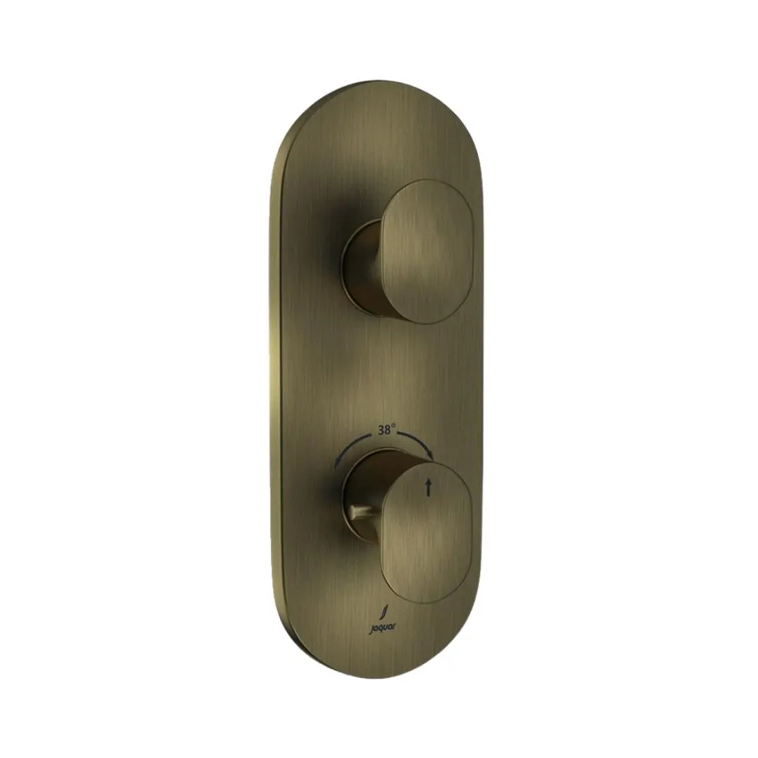Jaquar 1 way thermostatic diverter Opal Prime normal flow OPP-ABR-15661NKPM Antique Bronze
