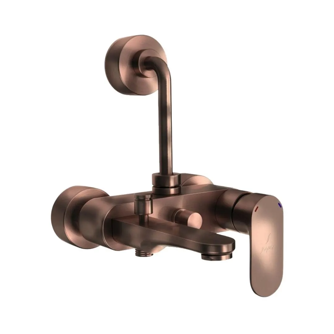 Jaquar 3 way wall mixer Opal Prime normal flow OPP-ACR-15125PM Antique Copper