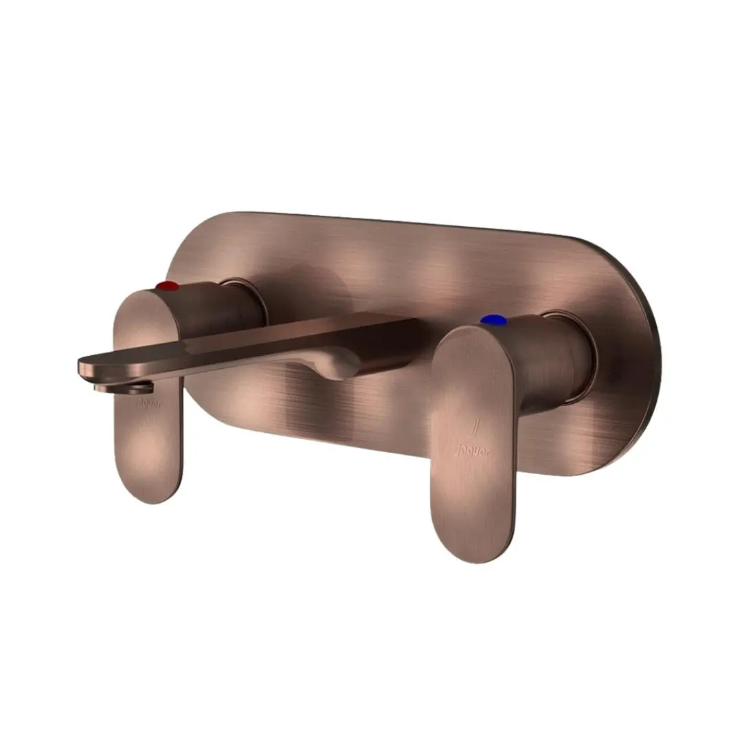 Jaquar wall mounted basin mixer Opal Prime OPP-ACR-15433PM Antique Copper