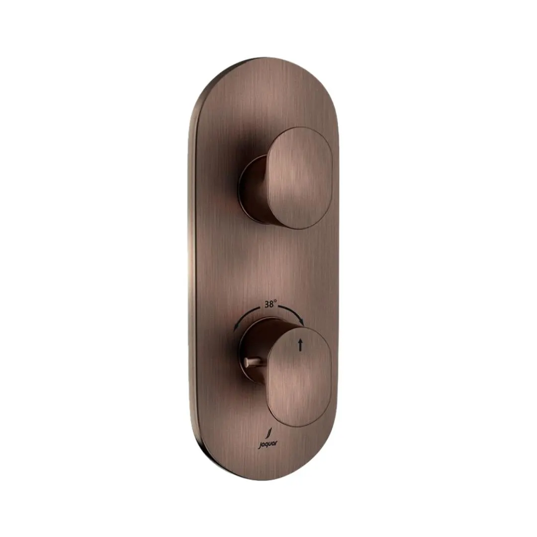 Jaquar 1 way thermostatic diverter Opal Prime normal flow OPP-ACR-15661NKPM Antique Copper